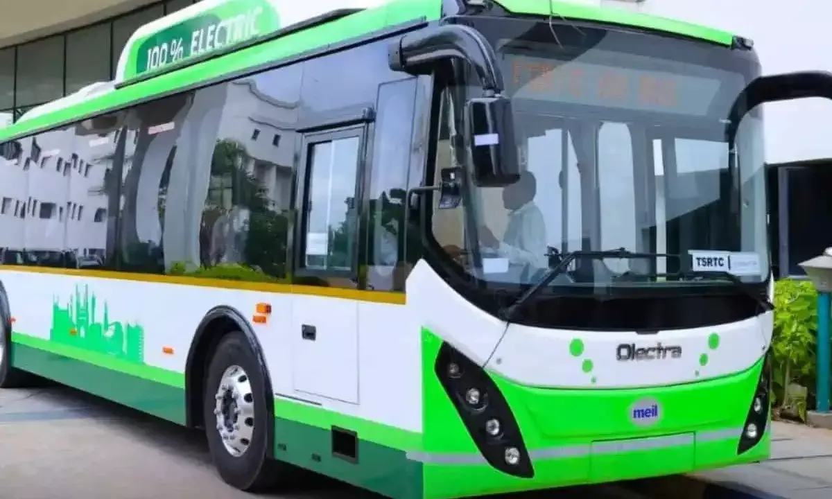TSRTC Introduces 22 New Electric Green Metro Buses in Hyderabad
