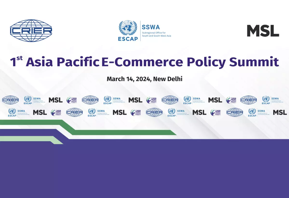 APAC dignitaries convene for ICRIER and UN-ESCAP’s e-commerce Policy Summit