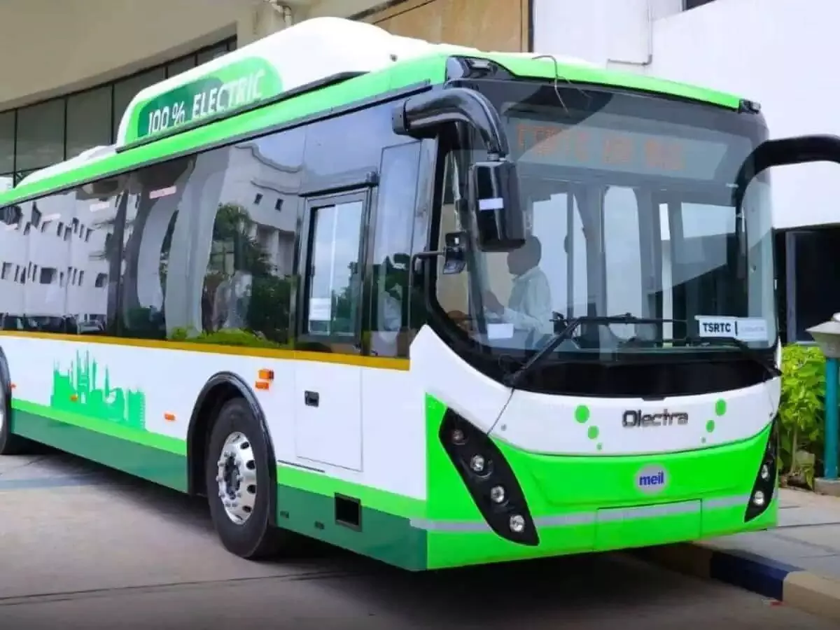 TSRTC Introduces 22 New Electric Green Metro Buses in Hyderabad