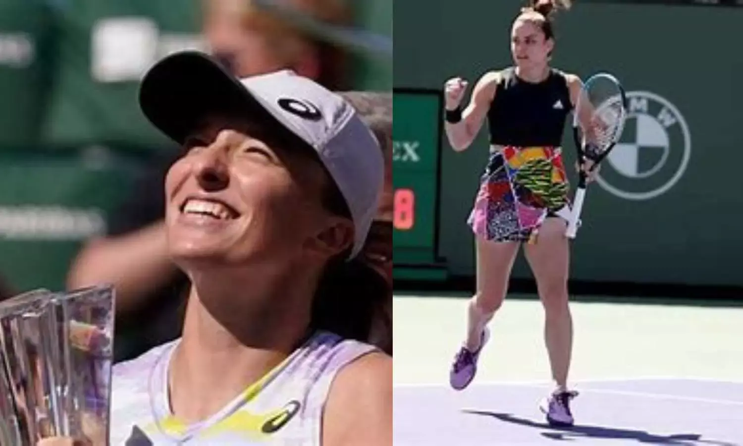 World No. 1 Iga Swiatek sweeps past Maria Sakkari for second Indian Wells title