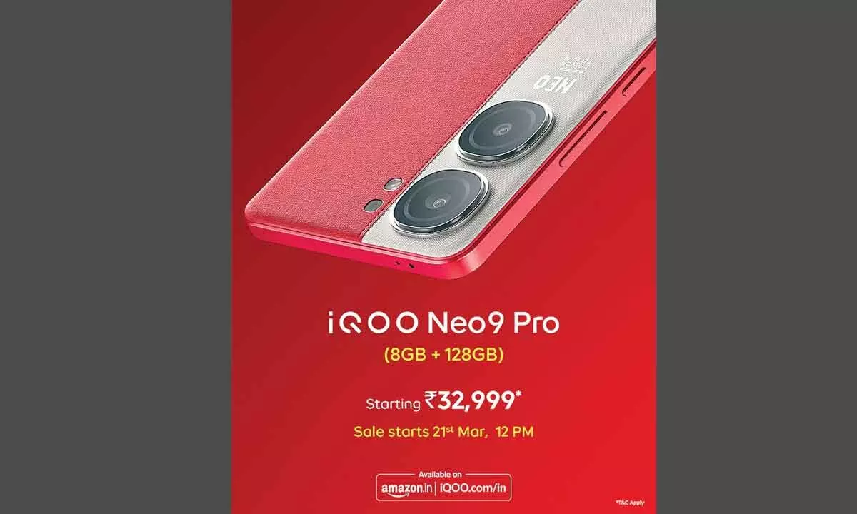 iQoo Neo 9 Pro sale starts on March-21