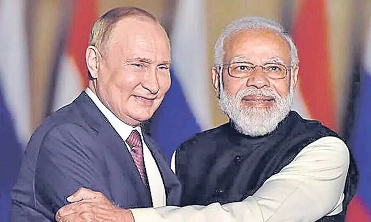 Modi congratulates Putin on fifth term