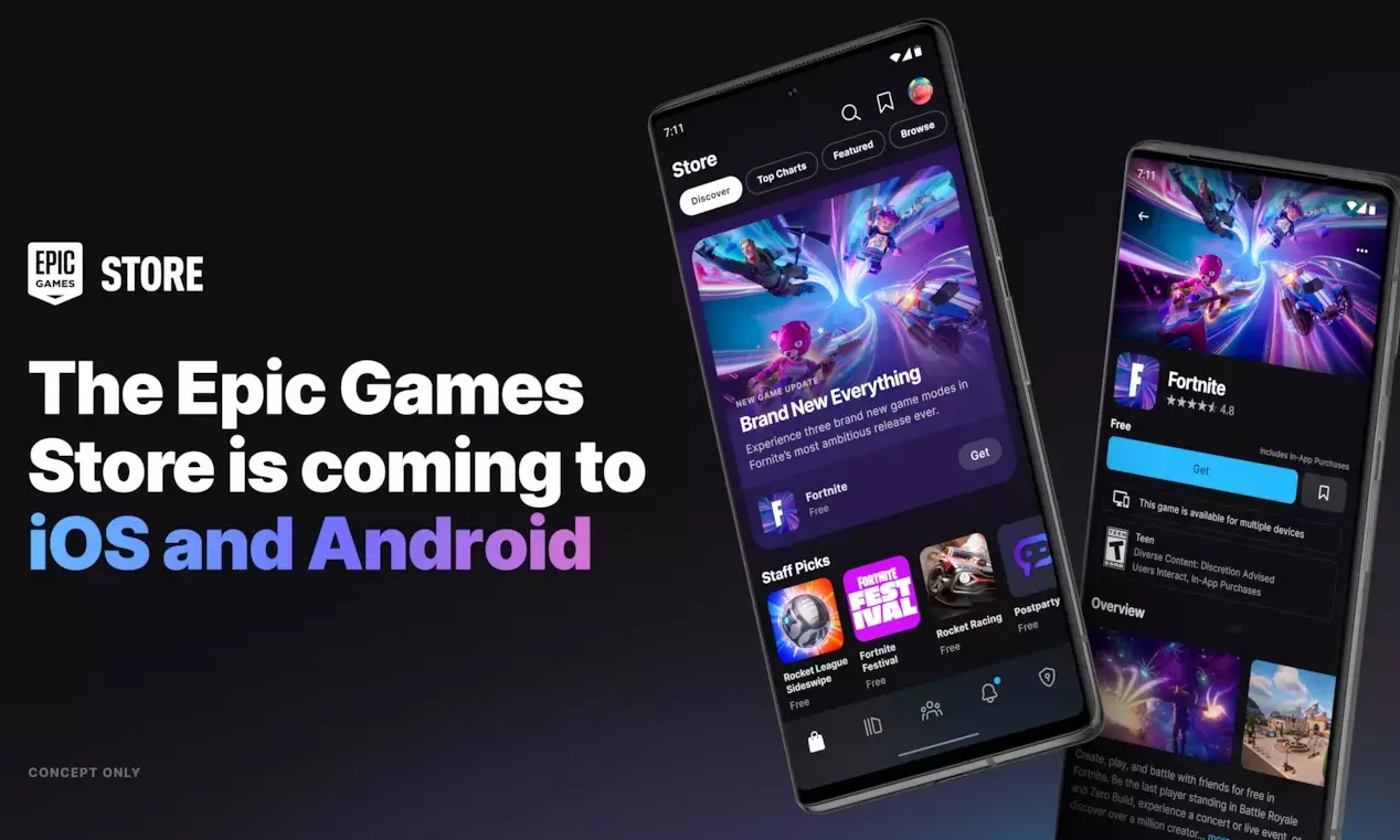 Epic Games to Launch Store on iOS and Android Later This Year
