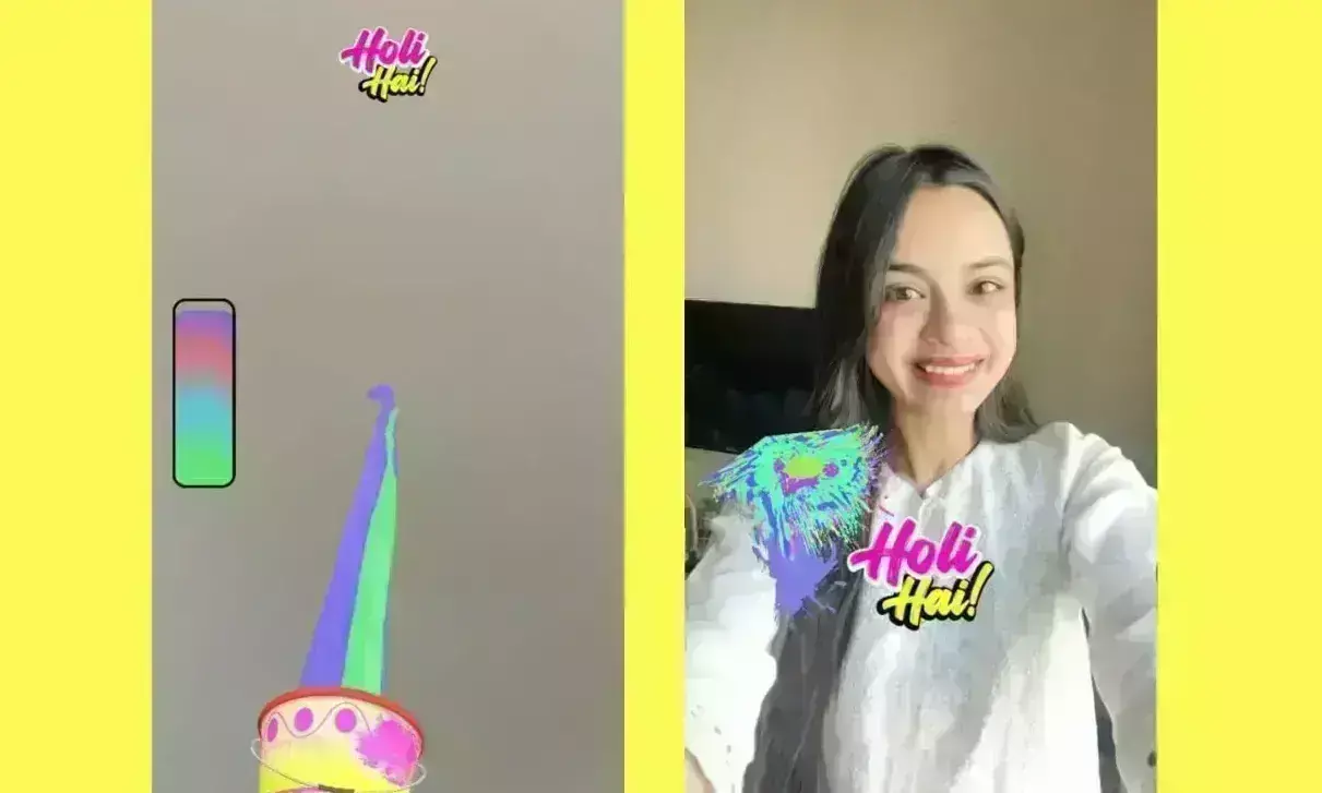 Snapchat Introduces New ‘AR Pichkari’ Lens Ahead of Holi 2024