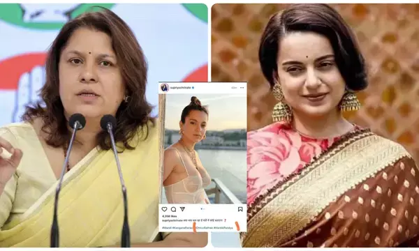 Congress spokesperson’s post on Kangana sparks row, Bollywood actor hits back