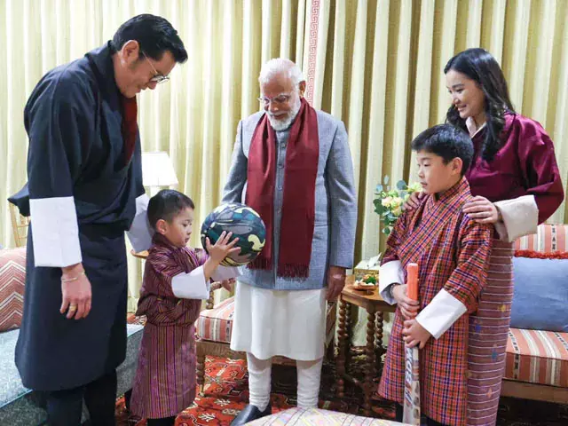 ‘Modi ka parivar beyond borders’: PM Modi bonds with Bhutan Kings family over dinner