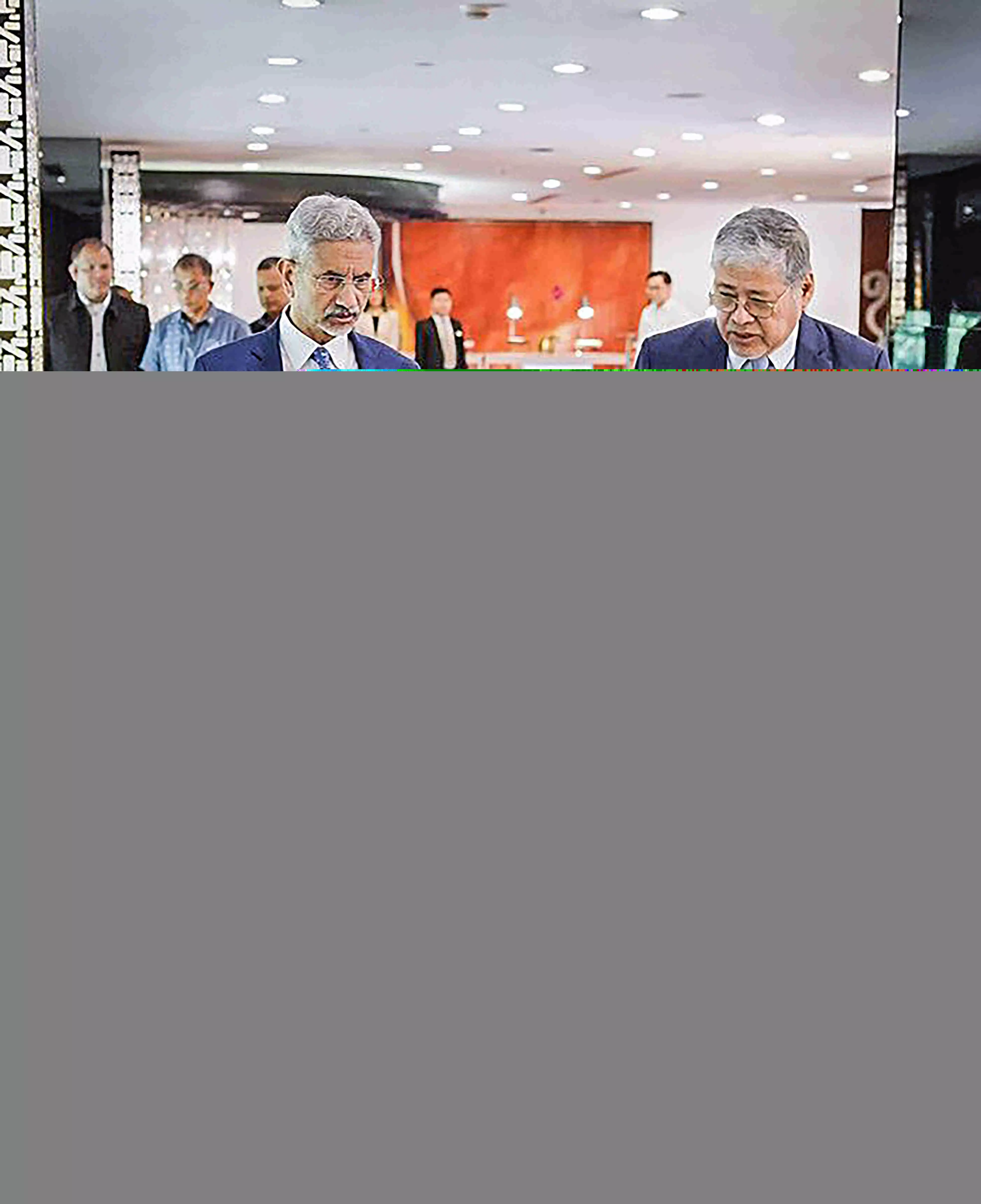 Gordon Brinser in an undated file with External Affairs Min S Jaishankar Gordon Brinser in an undated file with External Affairs Min S Jaishankar
