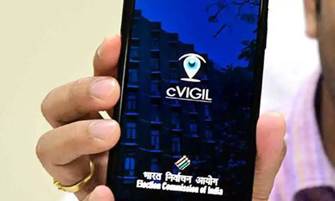 cVIGIL app Photo Source The Hindu