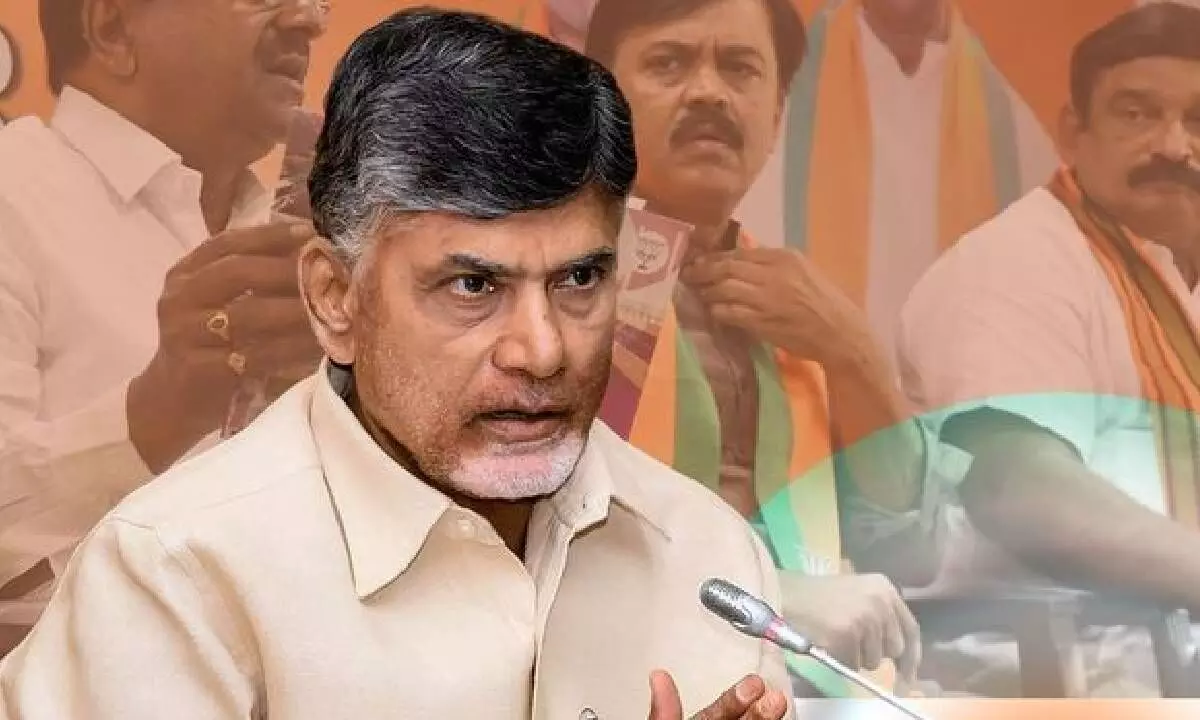 TDP national president N Chandrababu Naidu