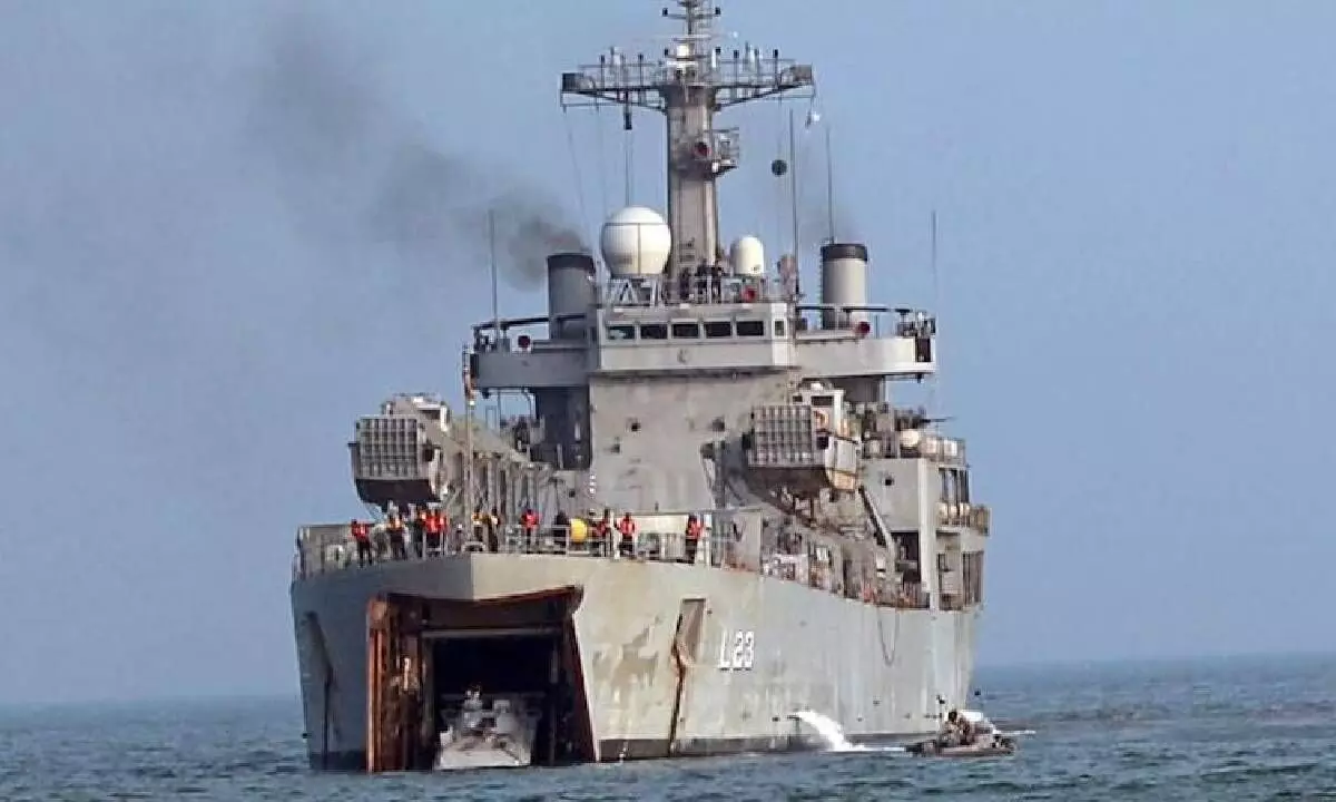 India, US amphibious warships launch operations at Kakinada