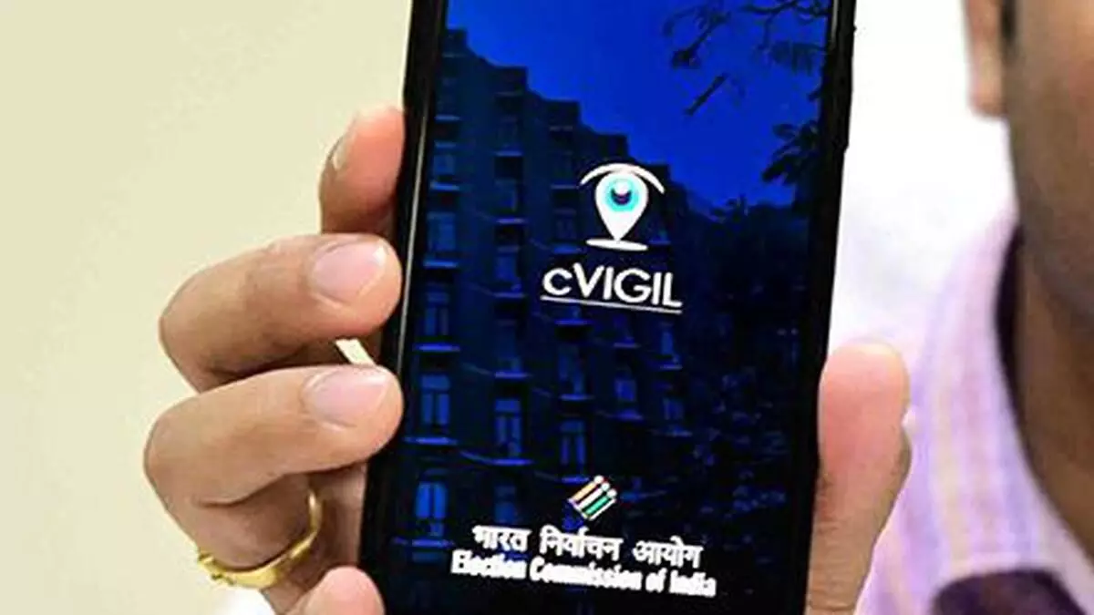 cVIGIL app Photo Source The Hindu