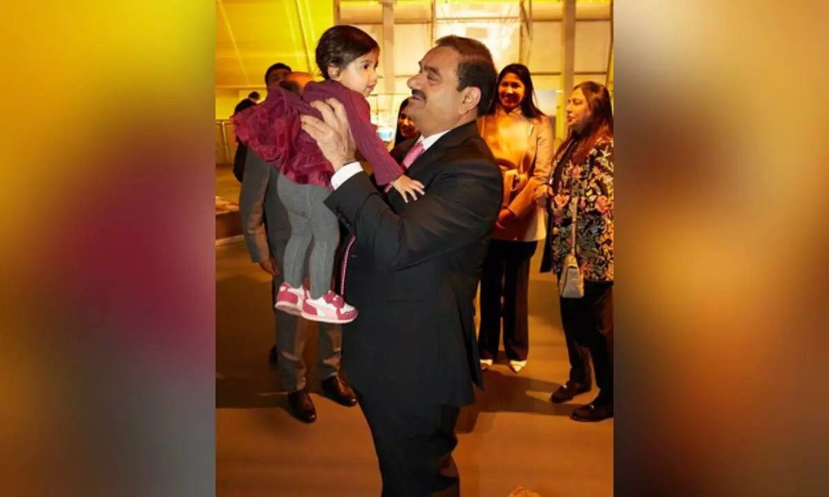 No wealth can match the shine of these eyes, says Gautam Adani about granddaughter