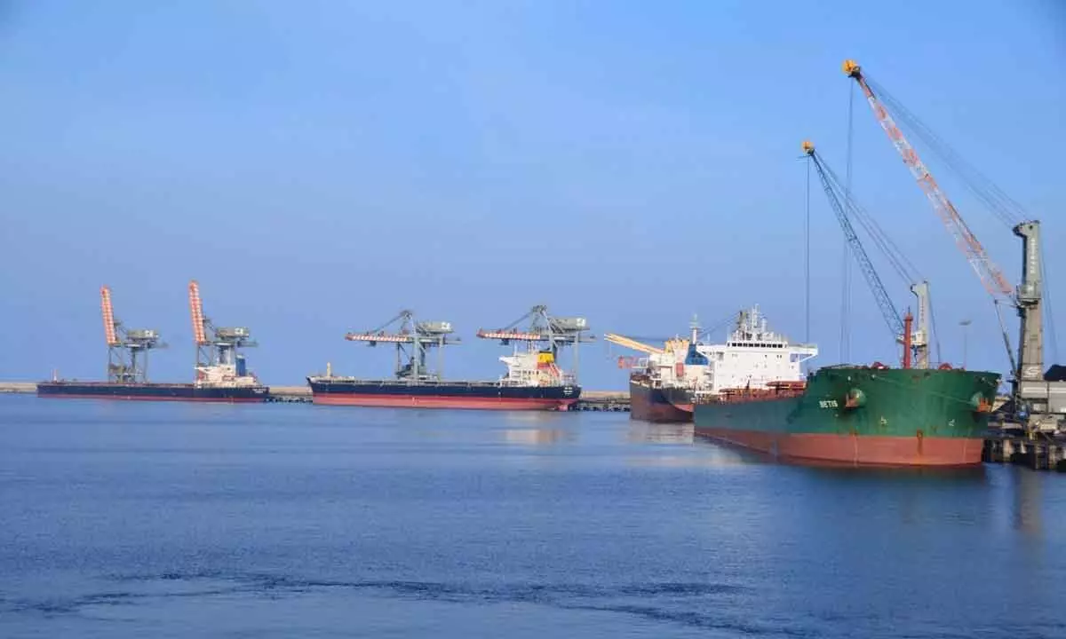 Adani Gangavaram Port sets new record in cargo handling