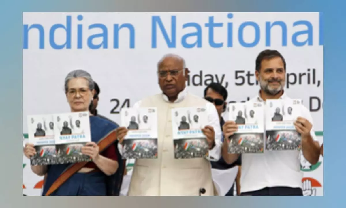 Congress releases manifesto for 2024 polls, focus on caste census and ‘Paanch Nyays’