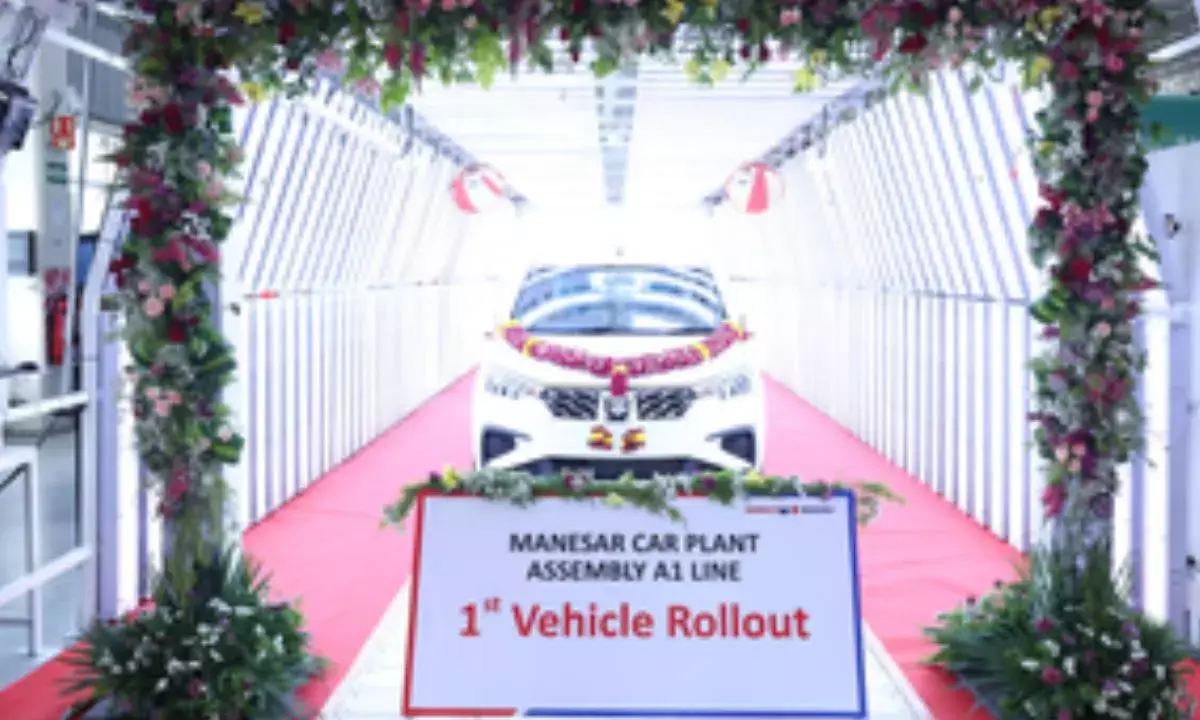Maruti Suzuki India’s new vehicle assembly plant starts rolling out cars