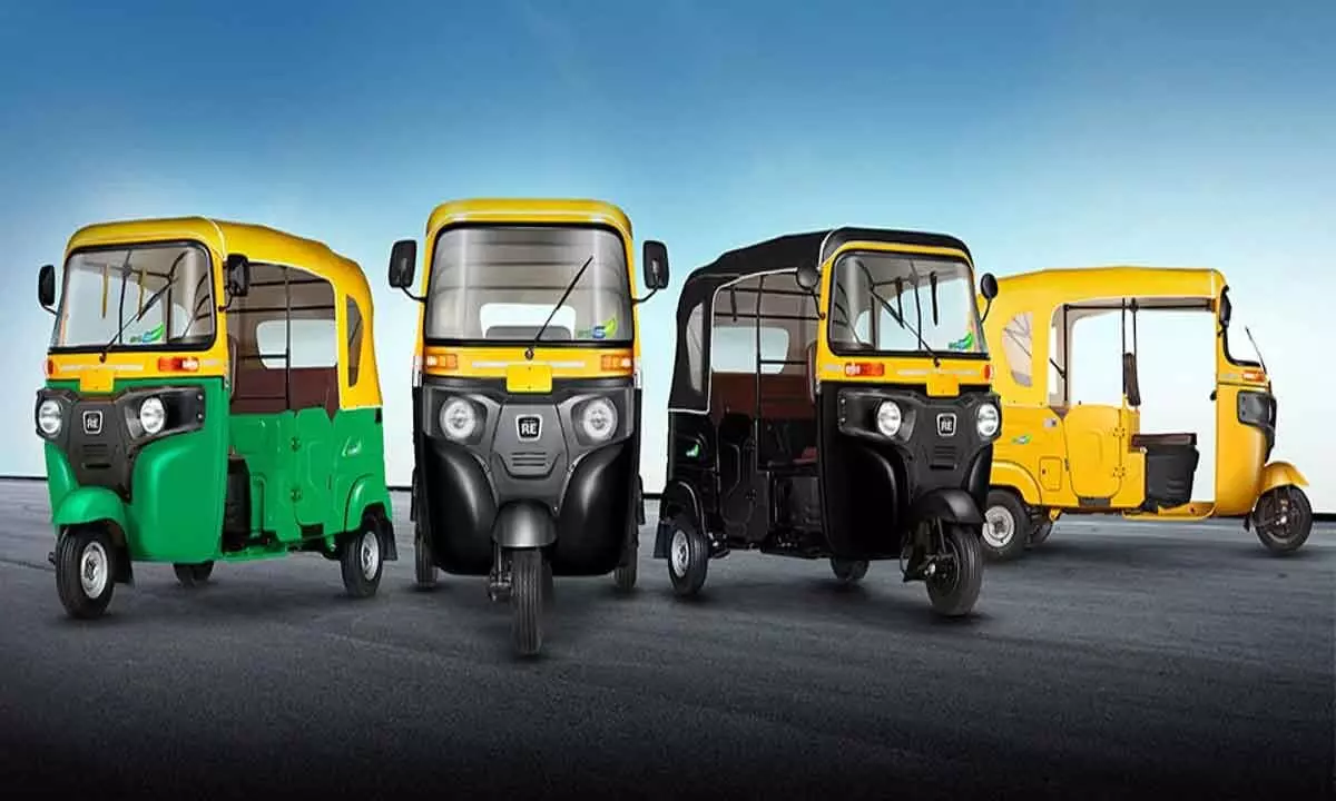 Bajaj Auto unveils e-3Ws in TG