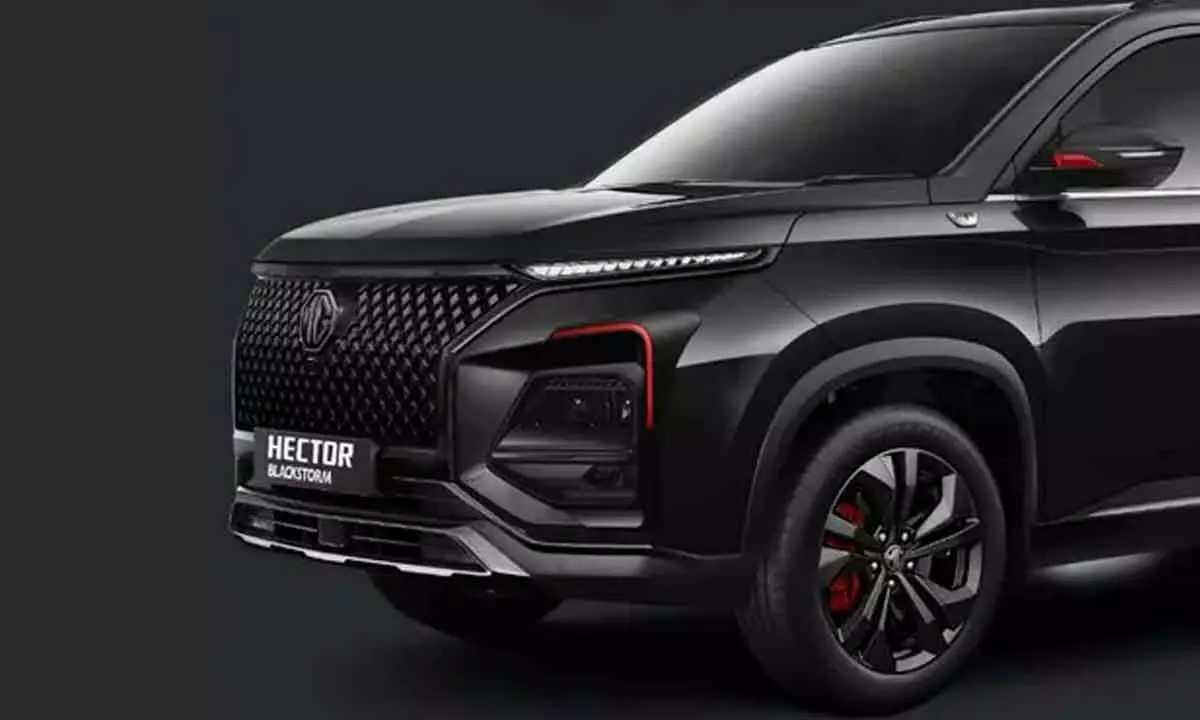 MG Motor India unveils Hector Blackstorm