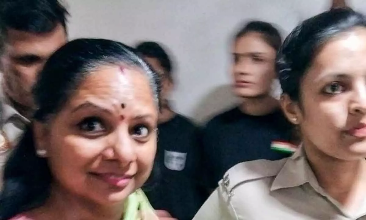 Delhi court sends Kavitha to CBI custody till April 15