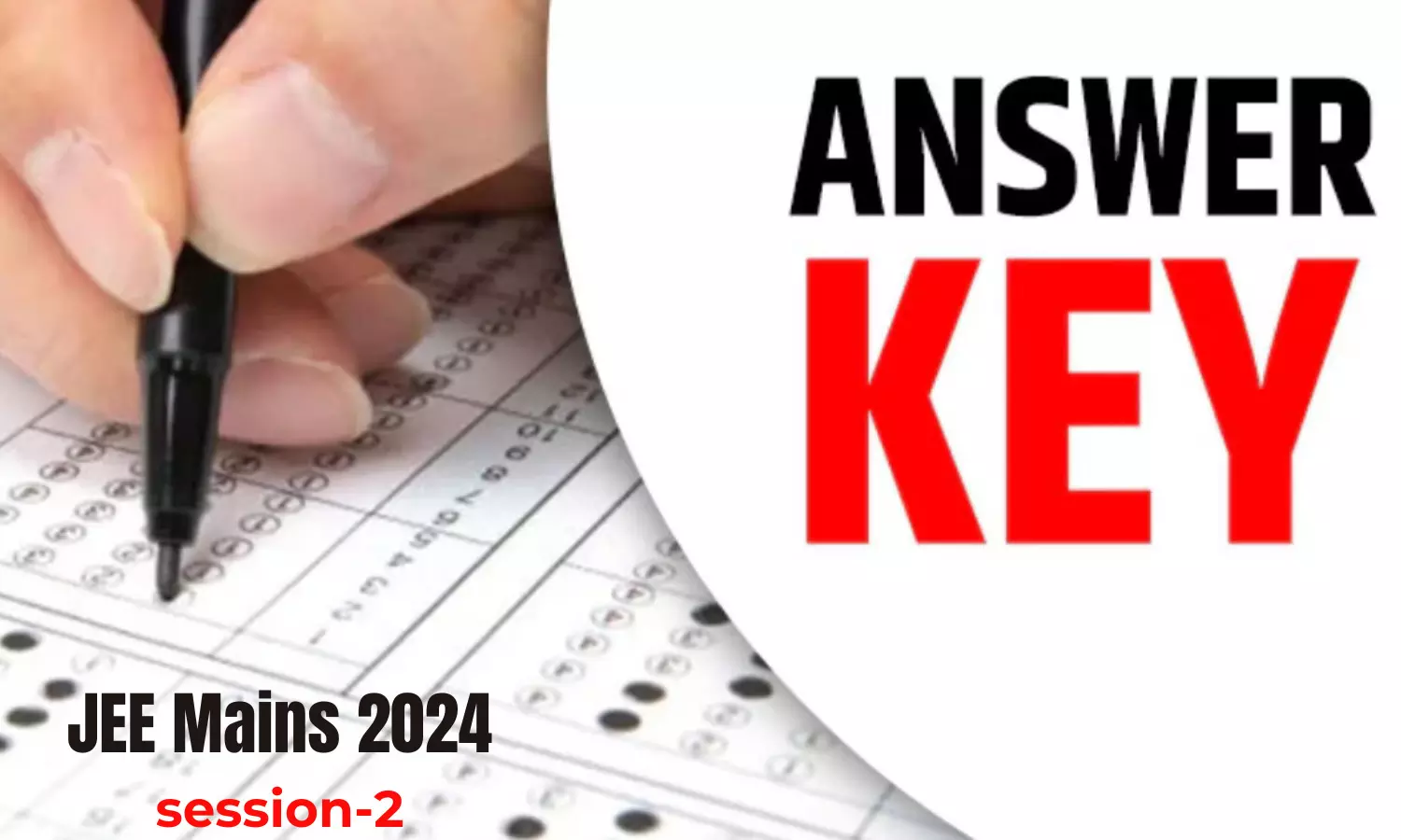 Provisional Answer Key for JEE Main Session 2 2024 Released
