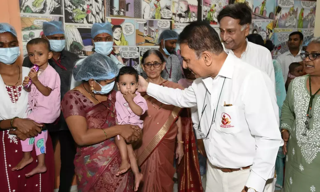 Sri Sathya Sai Sanjeevani Hospitals marks 30K free paediatric heart surgeries