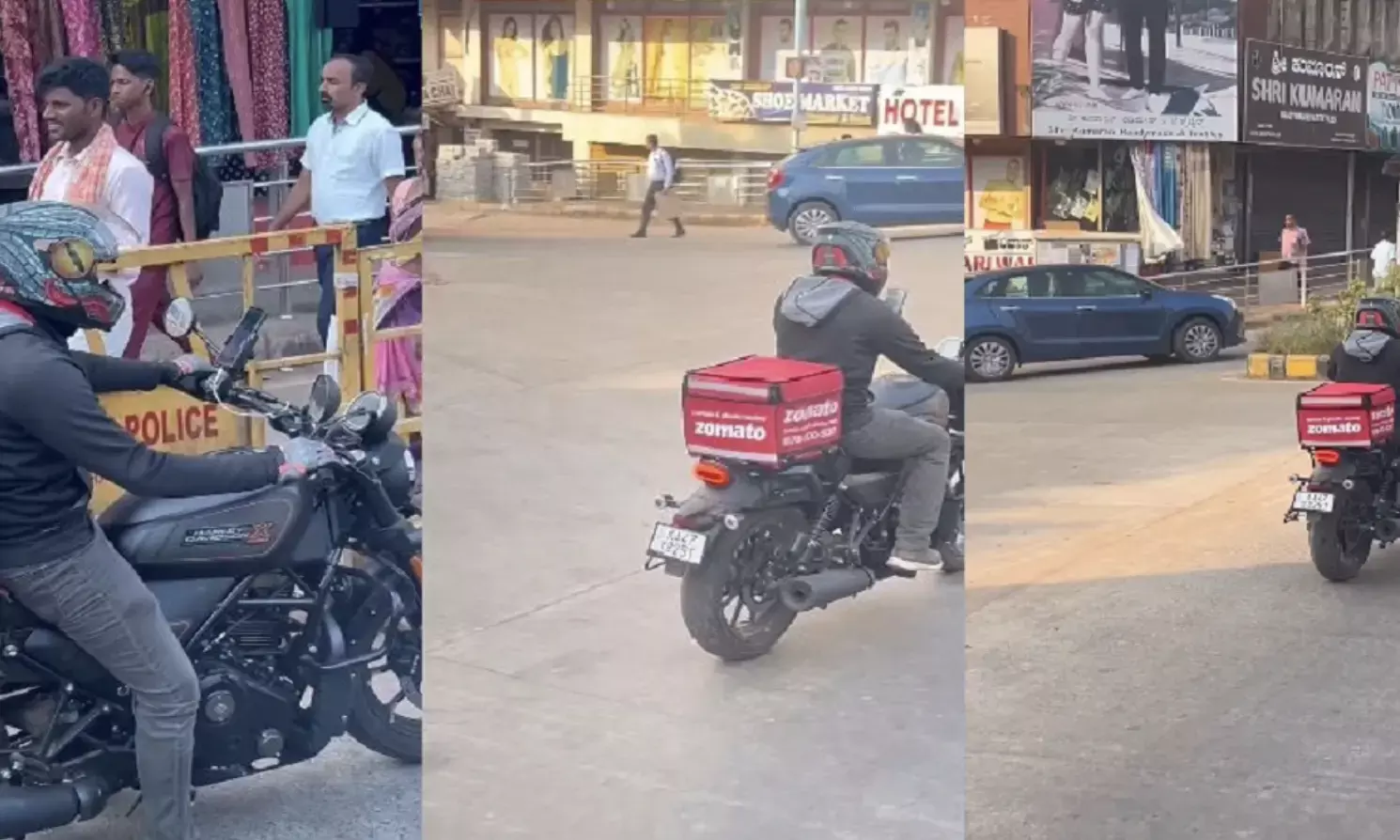 Zomato delivery on Harley Davidson X440; secures 3.4 million views!