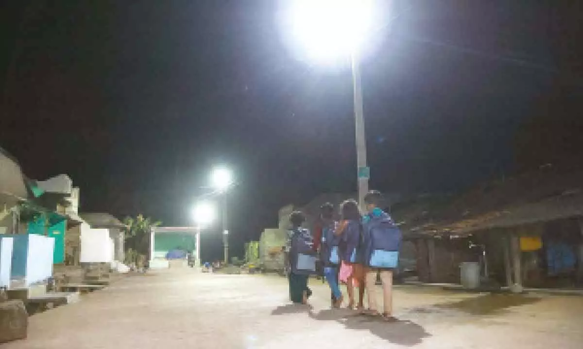 Signify puts up LED street lights in AP’s 61 tribal villages