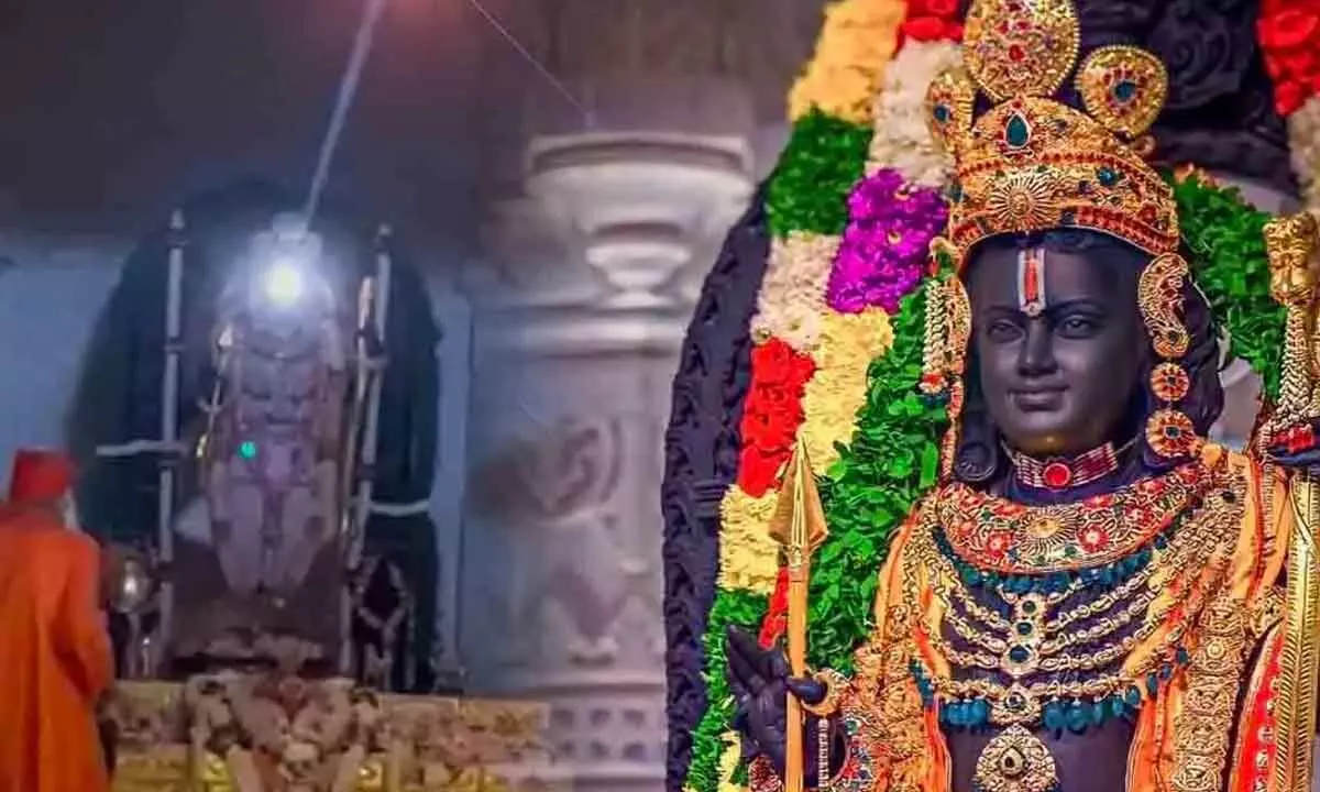 Surya Tilak illuminates Ram Lalla in Ayodhya