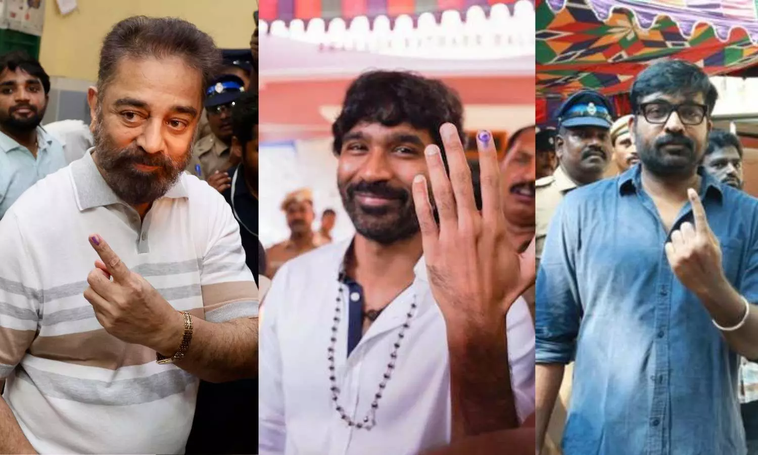 Rajinikanth, Dhanush, Vijay Sethupathi vote in Chennais Lok Sabha polls