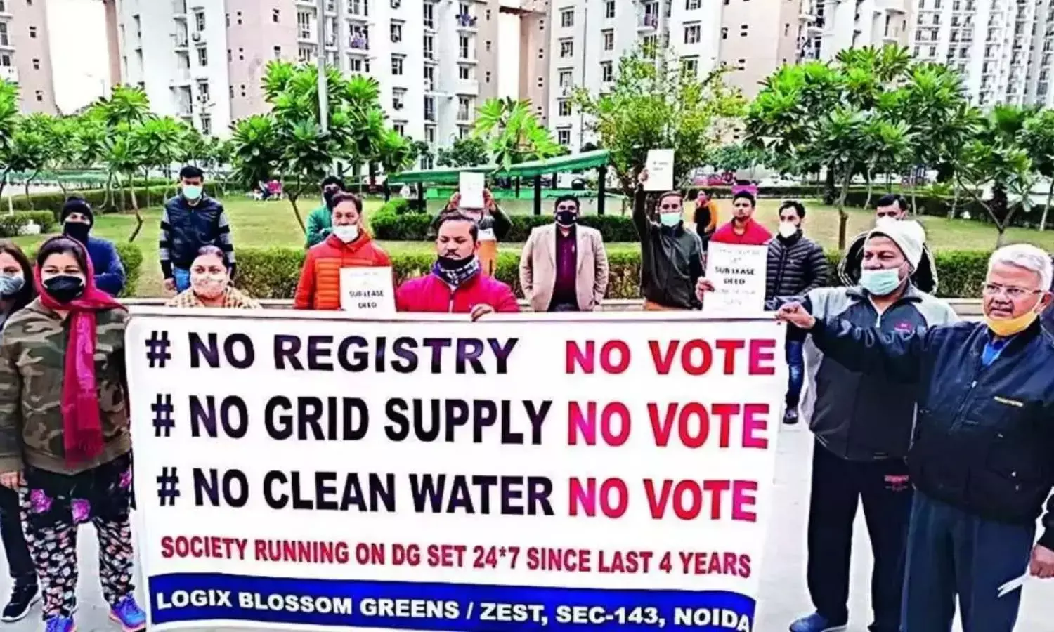 Noida homebuyers consider election boycott - Heres Why