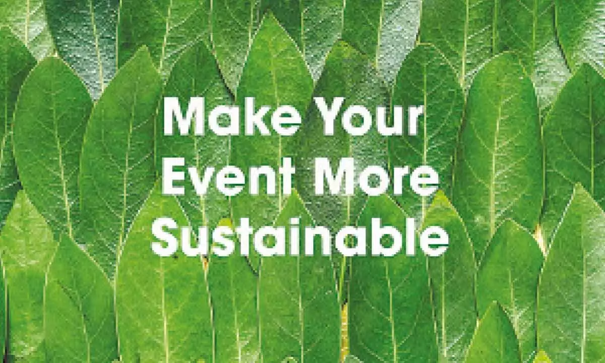 Corporate events should lay stress on sustainable solutions
