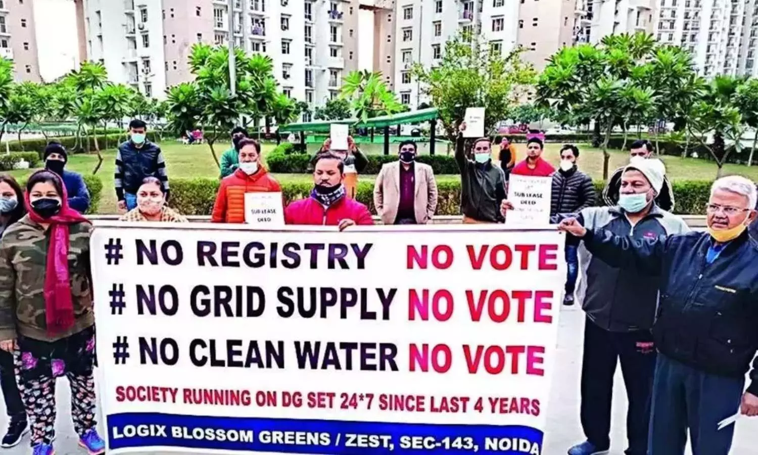 Noida homebuyers consider election boycott - Heres Why