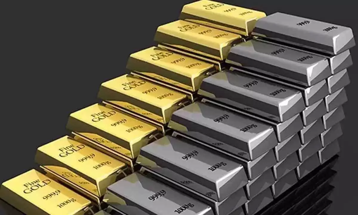 Gold slumps Rs 150; silver plunges Rs 750