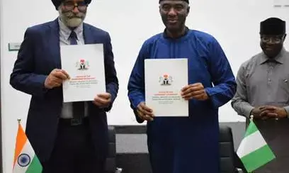 Additional Secretary Amardeep Singh Bhatia held discussions with Nigerian Permanent Secretary Ambassador Nura Abba Rimi