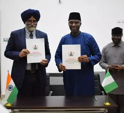 Additional Secretary Amardeep Singh Bhatia held discussions with Nigerian Permanent Secretary Ambassador Nura Abba Rimi