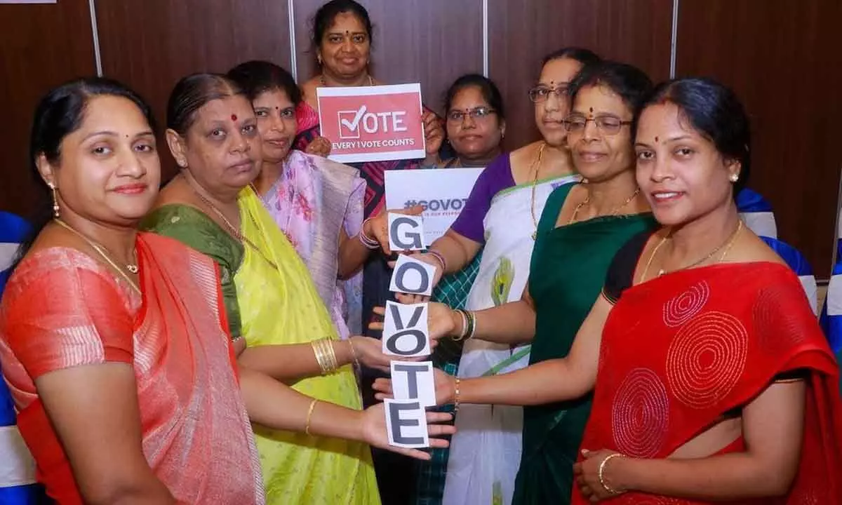 Vasavi Club organises vote awareness drive