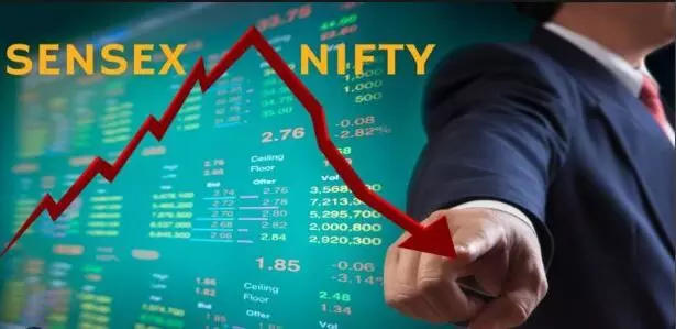 Sensex, Nifty tank on heavy foreign fund outflows