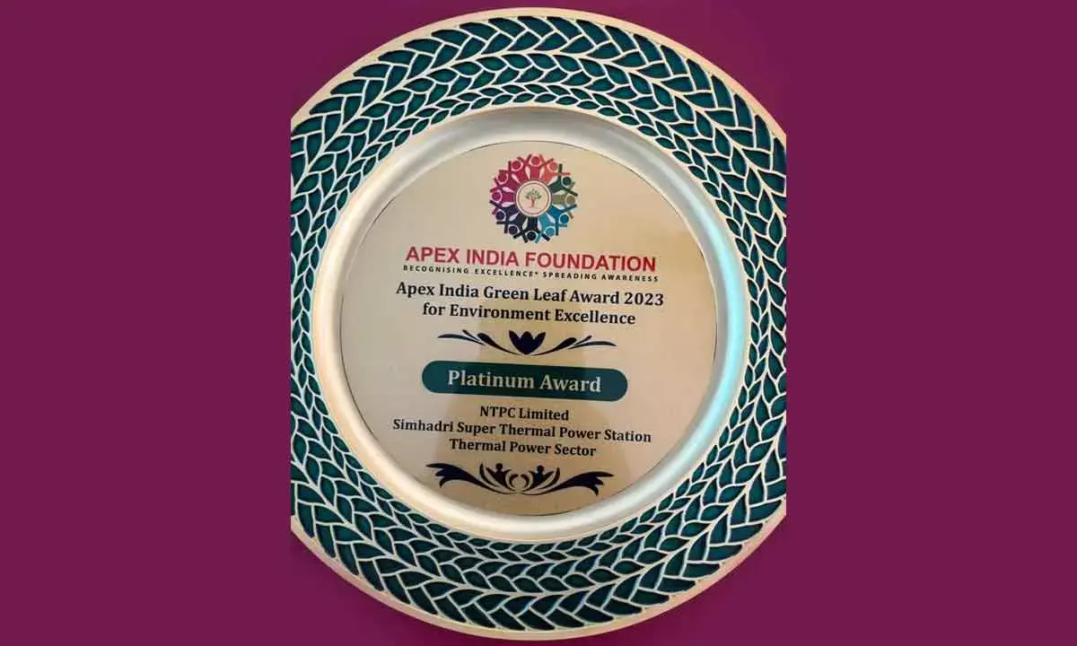 NTPC Simhadri gets environmental award