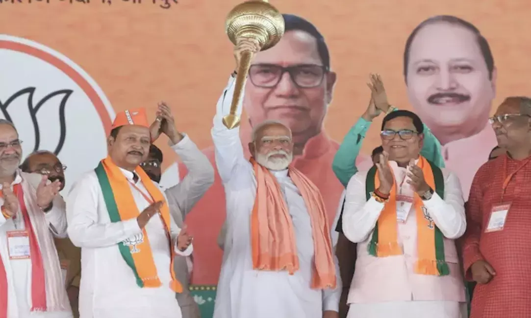 INDIA bloc will disintegrate khata khat after June 4: PM Narendra Modi