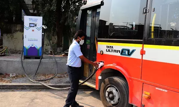 Tata powers e-bus charging network with high-capacity fast charging points