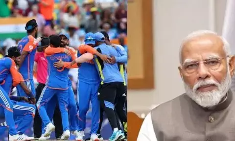PM Modi congratulates Indian cricket team for T20 World Cup win