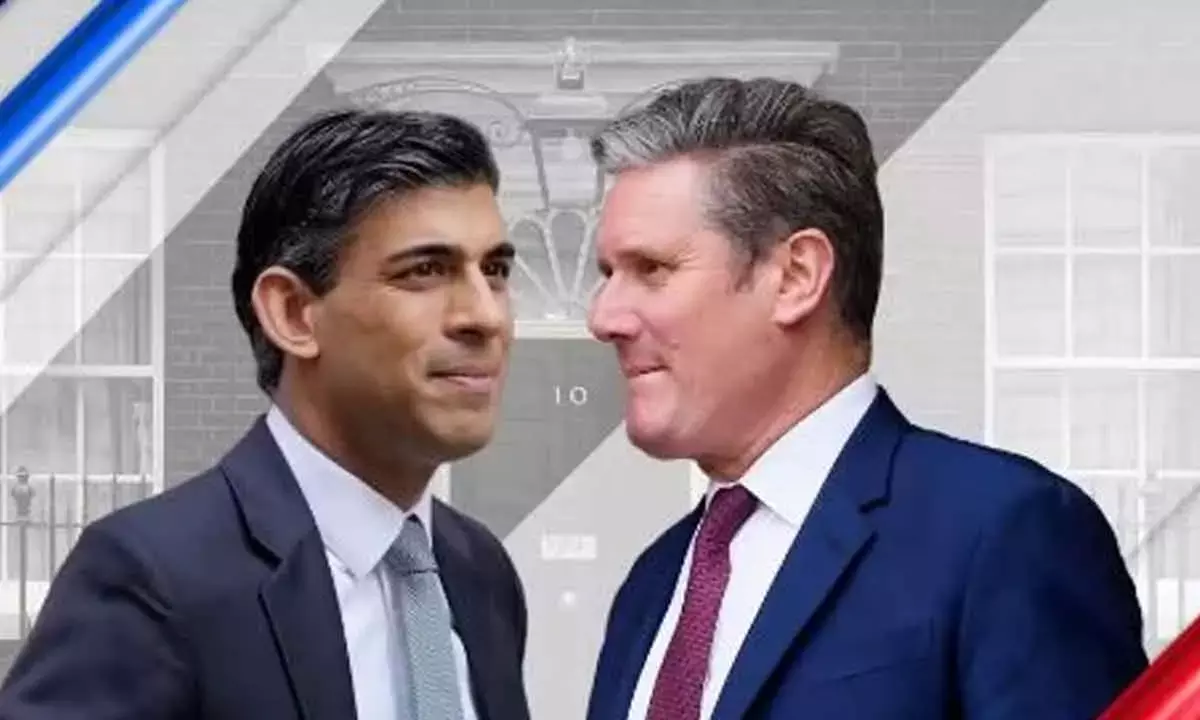 UK Polls days away: Rishi Sunak, Keir Starmer on temple trail to woo Hindu voters