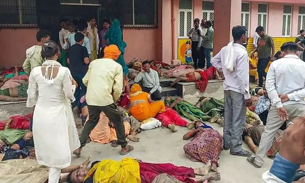 Over 50 people killed in UP stampede