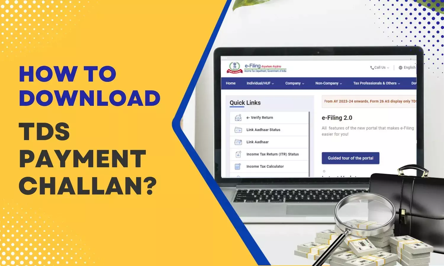 Step-by-step guide: How to download TDS payment challan