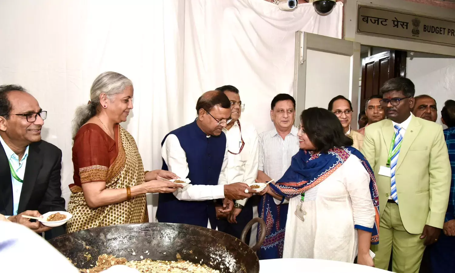 FM participates in customary halwa ceremony; marks final stage of Budget preparation