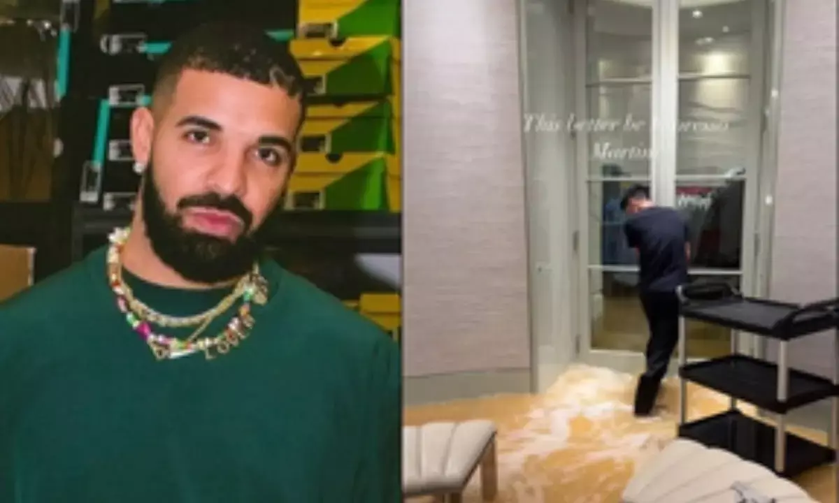 Drake shares glimpse of his flooded mansion, makes light-hearted joke