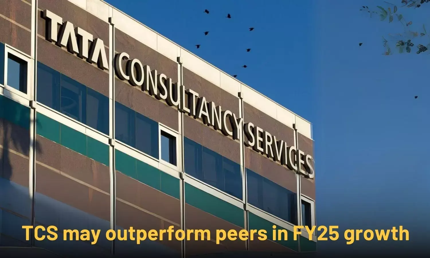 TCS may outperform peers in FY25 growth