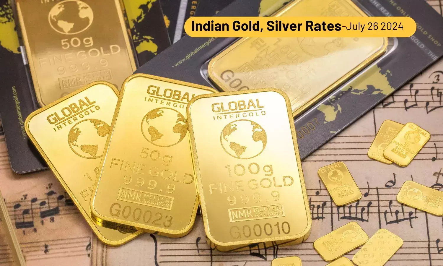 Todays Top City-Wise Gold, Silver Prices in India: July 26, 2024