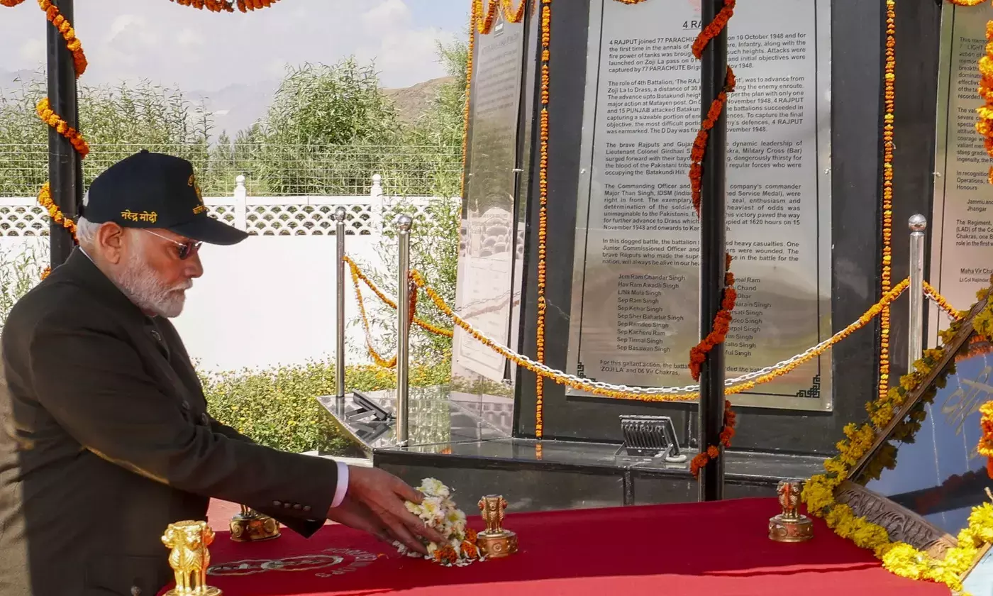 Pak using terror, proxy wars to stay relevant: PMs stern message on 25th Kargil Vijay Diwas