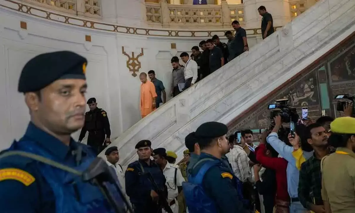 UP Vidhan Sabha waterlogged