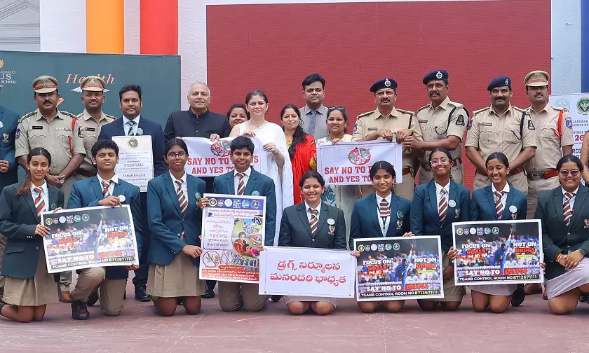Indus International School launches campaign against use of drugs among children
